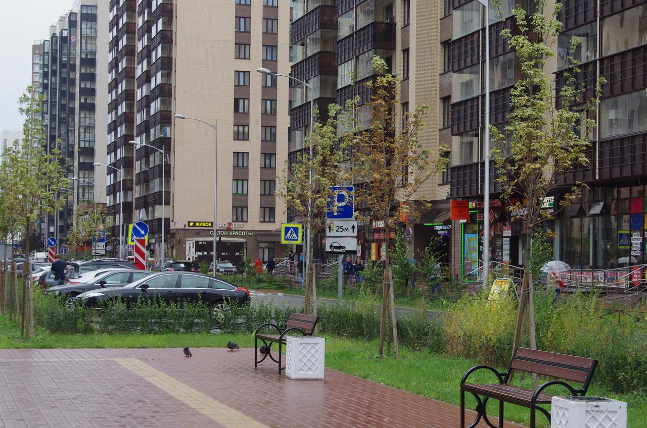 Apartment On Boulevard Mendeleeva Sankt Petersburg Exteriör bild